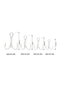 Resim Hanfish Sharp Hook 3551 Dt Üçlü İğne No: 12 