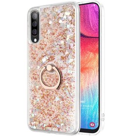 Resim Microsonic Samsung Galaxy A70 Kılıf Glitter Liquid Holder 