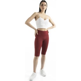 Resim The Step Sports Snc Geniş Cepli Yüksek Bel Toparlayıcı, Sıkılaştırıcı Yoga Dizüstü Tayt 10" 