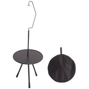 Resim Homyl Kamp Masası Dayanıklı Taşınabilir Standlı-siyah Standlı Siyah 