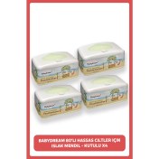 Resim Domol 80'li Hassas Ciltler Için Islak Mendil - Kutulu X4 Adet 