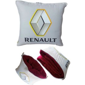 Resim Renault Baskılı Battaniyeli Opsiyonel Yastık 
