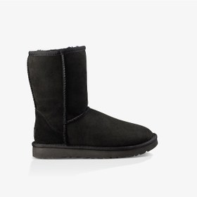 Resim Ugg Classic Short Iı Kadın Siyah Bot Düz 1016223 Siyah 