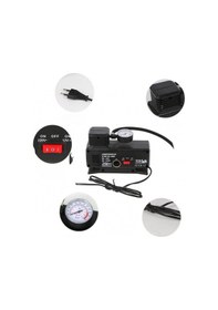 Resim 220 Volt-12 Volt 250 Psi Psi Kompresör Lastik Hava Şişirme Oto Pompası Fişli Çakmaklıklı 