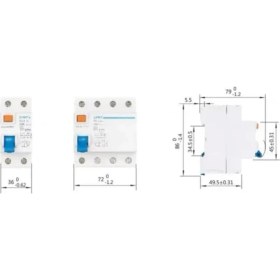 Resim Chint Electric Chint Nl1 Serisi Ac Tipi 4X40A Kaçak Akım Rölesi 6ka 300MA 200230 