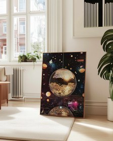 Resim Disko Topu No.2 Poster - 21x30cm / Siyah 