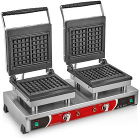 Resim KUTLU TİCARET KUTLU ÇİFTLİ KARE WAFFLE MAKİNESİ 