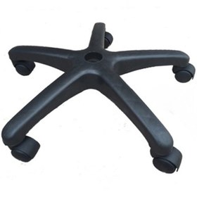 Resim moniev Sekreter Ofis Büro Koltuğu Yedek Parçası Plastik Yıldız Ayak Ve 5 Tekerlek 