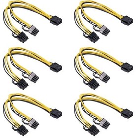 Resim Suntek Pcı Express 8pin'den 2x 8pin'e 6+2 Güç Kaynağı Kablo 