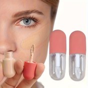 Resim 2/4/6 Paket Taşınabilir Kozmetik Kapları - Sızdırmaz Kapaklarla Mini Seyahat Boyutlu Makyaj Dağıtıcıları, Fondöten, Serum ve Krem için Şeffaf Tasarım - Seyahat, Günlük Kullanım ve Makyaj Depolama için Kompakt Tasarım, Mini Kozmetikler, Şık Kap, Güvenli Fliptop Kapak 