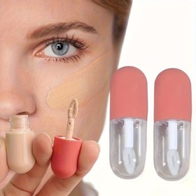 Resim 2/4/6 Paket Taşınabilir Kozmetik Kapları - Sızdırmaz Kapaklarla Mini Seyahat Boyutlu Makyaj Dağıtıcıları, Fondöten, Serum ve Krem için Şeffaf Tasarım - Seyahat, Günlük Kullanım ve Makyaj Depolama için Kompakt Tasarım, Mini Kozmetikler, Şık Kap, Güvenli Fliptop Kapak 