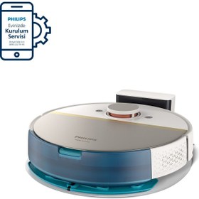 Resim Philips 7000 Serisi HomeRun Aqua Islak Kuru Robot Süpürge, Sarj İstasyonlu, XU7000/02 