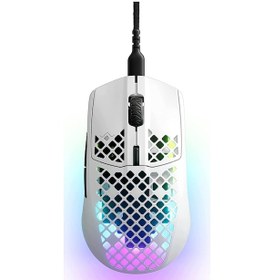 Resim SteelSeries Aerox 3 Snow 2022 Kablolu RGB Gaming Mouse 