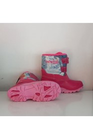 Resim Bercestespor Pembe Gezer 00613 Bantlı Içi Welsoft Kürklü Su Ve Soğuk Geçirmez Kaydırmaz Kız Çocuk Çizmesi 