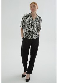 Resim Fashion Friends 24y0920k1 Kadın Pantolon 24Y0920K1-R1534 Siyah 