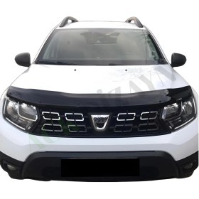 Resim Dacia Duster 2018+ Araca Özel Kaput Rüzgarlığı A+ Pianoblack 4mm 