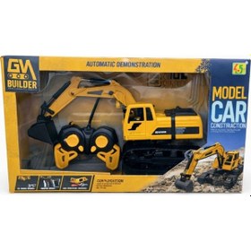 Resim Uzaktan Kumandalı Ekskavatör Oyuncak Kepçeli İnşaat Aracı Rc Model Diğer 