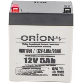 Resim Orion 12v 5ah Bakımsız Kuru Akü 