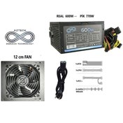 Resim Aztech ATX 600 600W 12 Cm Fan Atx Power Supply 