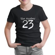 Resim Lord T-Shirt LordT-Shirt The Number 23 Siyah Çocuk Tshirt 