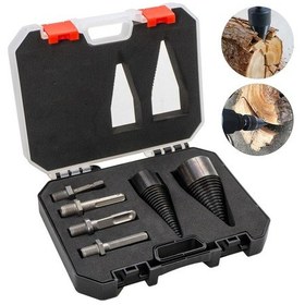 Resim 6506 Ahşap Şöminelik Odun Kütük Ayırma Yarma Seti 6 Parça 