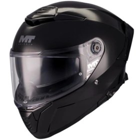 Resim Mt Helmets Kask mt Thunder 4 Sv Pure Parlak Siyah 