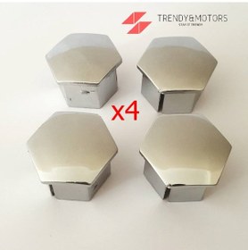 Resim Citroen Ds Için Bijon Kapagi 4 Adet Tüm Modellere Uyumludur 17Mm 462134304 