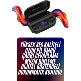 Resim Gültekin Çağrı Cevaplayabilen Akıllı Saat 5.2 Bluetooth Bağlantılı Gaming Kulaklık 