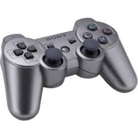 Resim Sony Gümüş Gri PS3 Oyun Kolu - Wireless Controller 