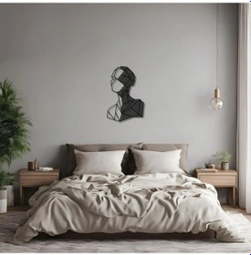 Resim Şık Metal Tablo 3 Boyutlu Heykel 3d Statue Metal Duvar Tablosu Soyut 