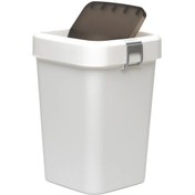 Resim Motek COB-410 Comfort Dustbin 8 Litre Çöp Kovası Beyaz 