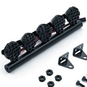 Resim Yaozixa 1/10 Rc Araba İçin Evrensel Led Far Seti - Traxxas Trx-4, Axial Scx10, Rc4wd D90 Uyumlu, Ipf Logolu Dairesel Kasa, 5 Ledli, 5v-7.4v 