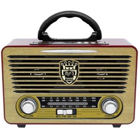 Resim Hometech Mini Nostaljik Radyo Bt Hoparlör 