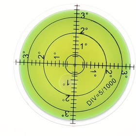 Resim 1 adet 60x12mm/2.36x0.47in Akrilik Hassas Dairesel Kabarcık Seviye, Çift Kabarcık Sistemi & 5/1000 DV Bölme İşaretlemeleri - Mobilya Yapımı için Yeşil Haç Retikül, DIY Projeler, Noel ve Cadılar Bayramı Hediyeleri 