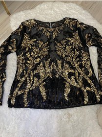 Resim ŞehrazatTasarım Şehrazat Butik Tasarim Ithal Pullu Bluz 