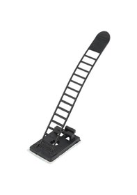 Resim 100 Adet 2 Boyutları Ayarlanabilir Kendinden Yapışkanlı Naylon Kablo Askıları Kablo Bağları Kablo Kelepçesi Tel Yönetimi İçin, Büyük Ve Küçük 