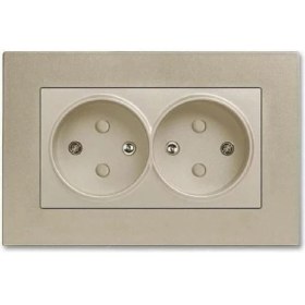 Resim Novella Ikili Toprakli Priz Çarpma Karşıtı Çocuk Korumalı 