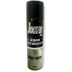 Resim joker Sprey Boya 200ml Krom Yaldız 5'li Paket 