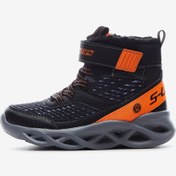 Resim Skechers Twisted-Brights Çocuk Siyah Bot 