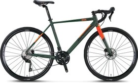 Resim Mosso GVL700-GRX400 ERKEK YARIŞ BİSİKLETİ 500H HD 28 JANT 20 VİTES HAKİ TURUNCU 