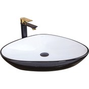 Resim Pure Concept Pure Siyah/beyaz Tezgah Üstü Lavabo Bw-173 