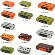 Resim YIRUMEI Ağır Hizmet Tipi Su Geçirmez Balık Malzemeleri Çantası - Kilitli Mandallar ve Taşıma Sapı ile Çok Renk (Turuncu, Lime Yeşili, Gri, Siyah) Dayanıklı Avcılık İmalatı, Şeffaf Dış Mekan Organizer 