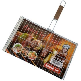 Resim Ahşap Saplı Kalın Izgara 25x40 -60 