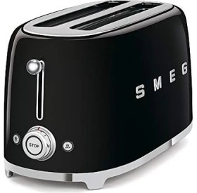 Resim Esmo Home Smeg TSF02BLEU Ekmek Kızartma Makinesi, Siyah 