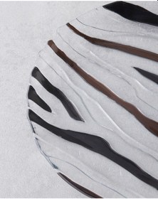 Resim English Home Terra Cam Pasta Tabağı 21 Cm Kahverengi-siyah Kahverengi - Siyah 