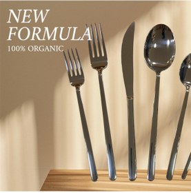 Resim Aslan Roma 72 Parça 4 Mm Çatal Kaşık Bıçak Takımı Çelik 