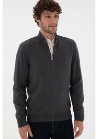 Resim U.s. Polo Assn. Erkek Antrasit Hırka Triko 50298268-vr006 Antrasit 