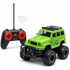 Resim Uzaktan Kumandalı Off Road Jeep Araba Büyük Tekerlekli, Dayanıklı Oyuncak Araç Çok Renkli 