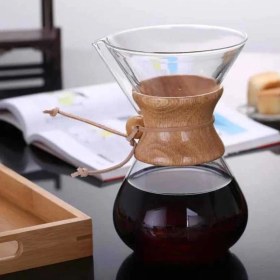 Resim Epinox Cam V60 Chemex| Filtre Kahve Demleme Ekipmanı 600 ml CK-600A 