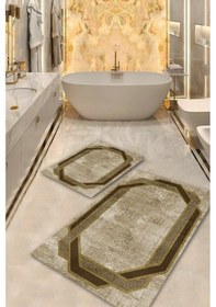 Resim Vizon Kaymaz Taban Çerçeve Banyo Paspas Bb-125 çok renkli 